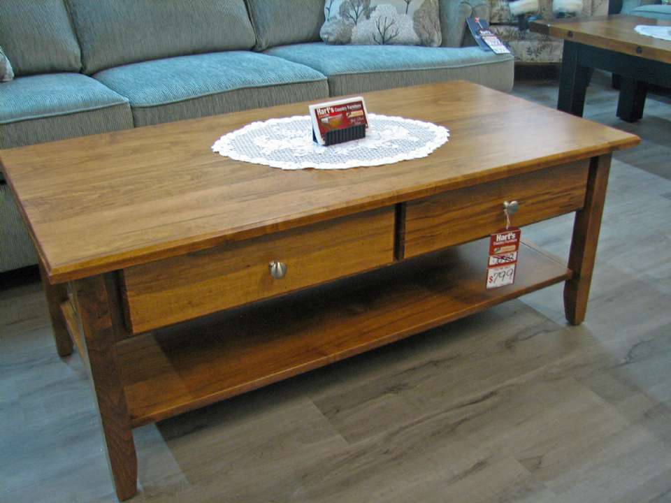 Wormy Maple Kennaway Coffee Table